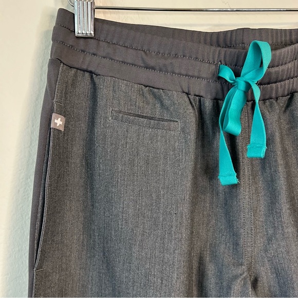Figs Scrub Pants Women XS Gray Graphite Livingston Technical Collection Medical - Picture 2 of 13